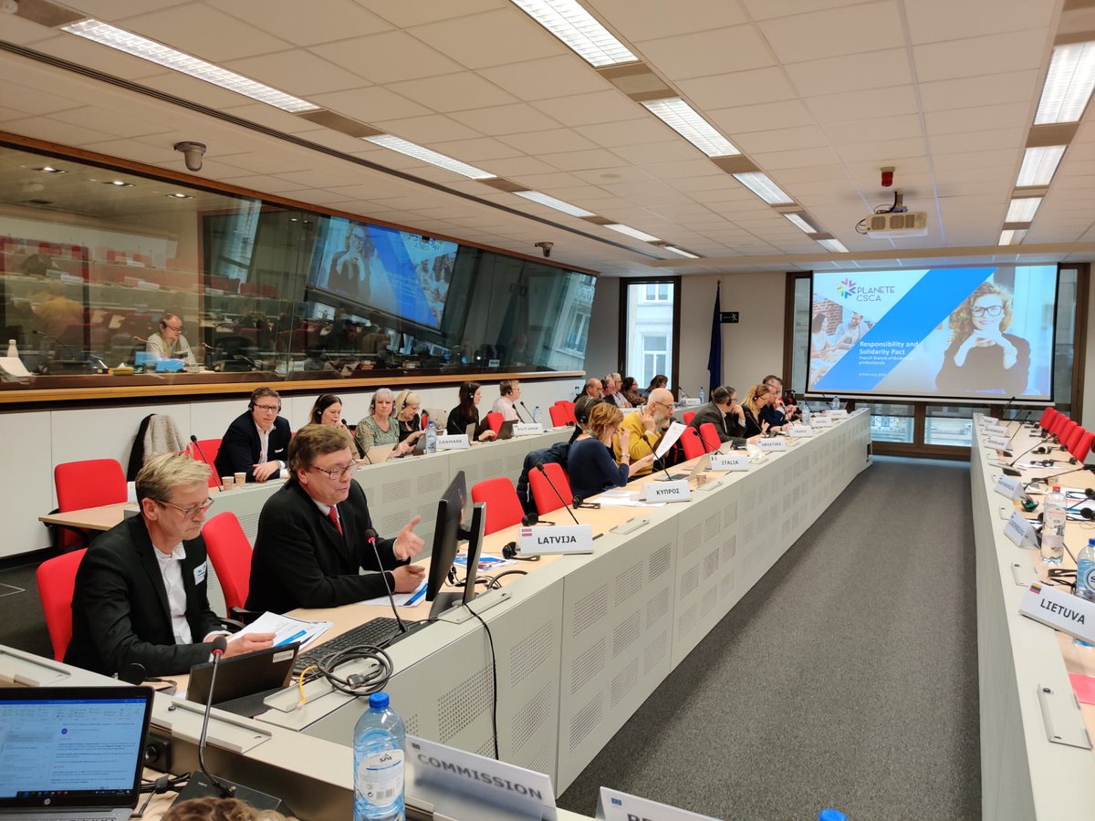 At today's meeting of the Insurance Sectoral Dialogue Committee, French BIPAR member <a href="/planetecsca/">PLANETECSCA</a> presents the Responsibility and Solidarity Pact concluded with the trade unions.