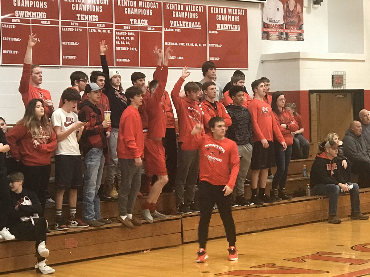 KentonStudents's tweet photo. Huge shoutout to everyone for the great student sections over the past week for the girls basketball team! 🏀🤩#wildcatpride https://t.co/977bhNQECm