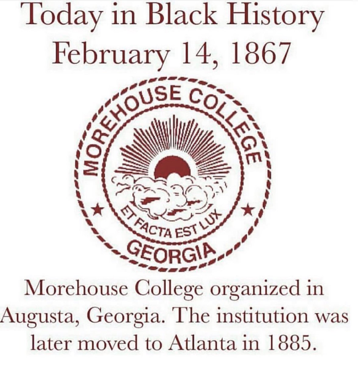 Good morning ladies and gents...I’d be remiss to forget to wish my brothers who attend and graduated from @Morehouse a happy founders day! Be great today brothers #EtFactaEstLux

And for all who love yourself a Morehouse brother, don’t hesitate in shooting $18.67 to their account