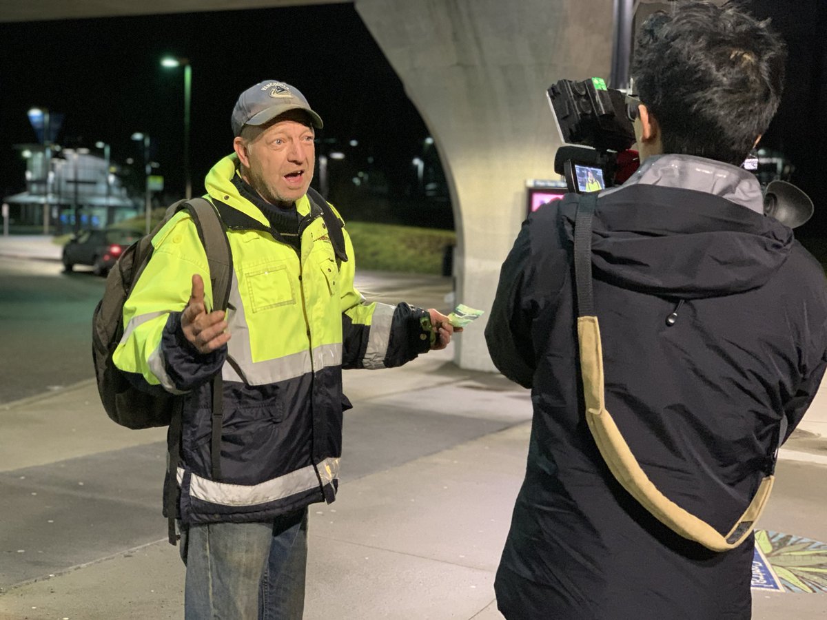 ybrend's tweet image. People are angry their morning commute is affected by Wet’suwet’en supporters blocking the rail #WestCoastExpress parked