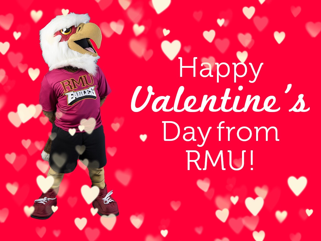 Happy Valentine’s day Eagles!! 💖 Let us know in the comments below what you love most about RMU! 
#valentinesday #rmyou