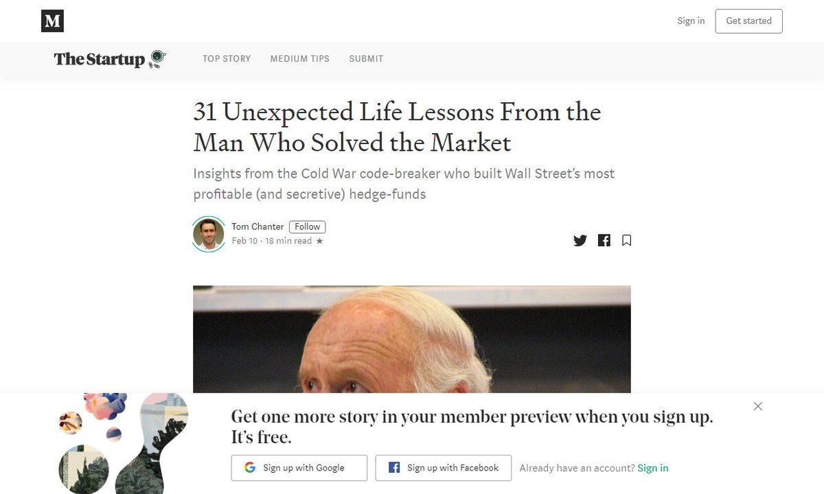 31 Unexpected Life Lessons From the Man Who Solved the Market
#unexpectedlifelessons #renaissancetechnologies #coldwarcodebreaker #man #jimsimons #remotework
via @medium
☛ amp.gs/uo8M