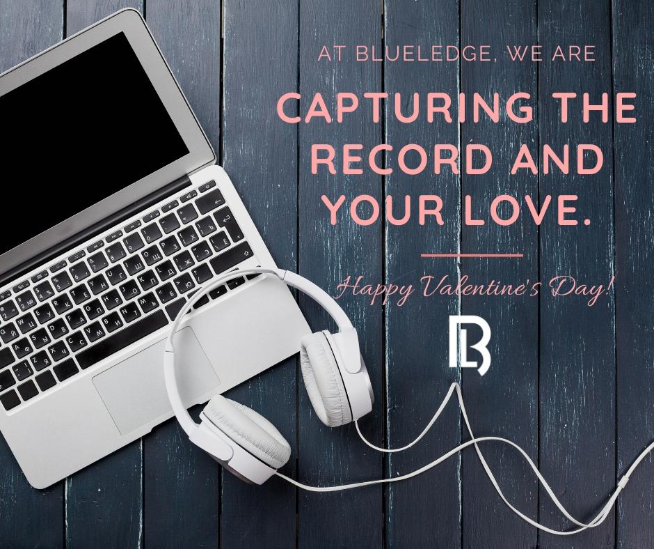 BlueLedgeClass's tweet image. Happy Valentine's Day everyone! 

Here at BlueLedge, we don't just capture the record, we capture your newfound love for digital reporting. 

#blueledge #alegalclassoom #digitalreporting #legal #courtroom #valentinesday