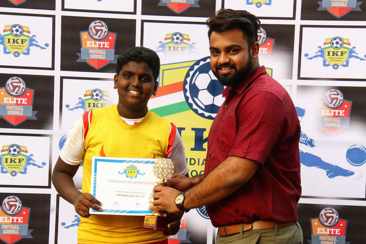 ambitiousfa's tweet photo. We're ecstatic to share that our shot-stopper Krish was adjudged as the best goalkeeper of the India Khelo Tournament Mumbai Leg!

#WeAreAmbitious 
#AmbitiousFA https://t.co/jsZXtHheks