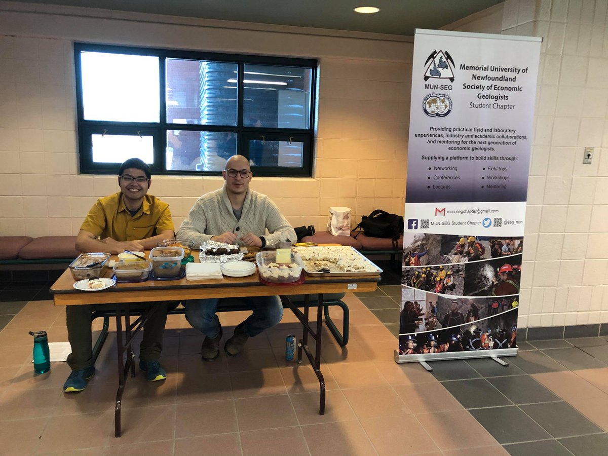 Valentine's day is a great reason to stop by our bake sale on the 4th floor of <a href="/MUN_EarthSci/">MUN Earth Sciences</a> and pick up a sweet treat! We've got sourdough cinnamon rolls, cookies, chocolate-covered cheesecake bites, and so much more! We'll be here until 1 pm.