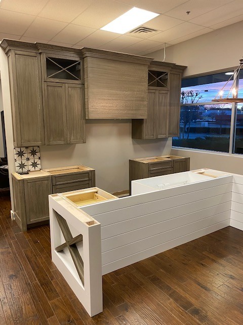 We couldn't be more excited to introduce Markraft Custom Cabinets in all our locations. Nashville's display is currently going in and we are thrilled. Stop by one of our showrooms &amp; check out our new Custom Cabinetry line. #Nashville #Apex #HiltonHead #Wilmington