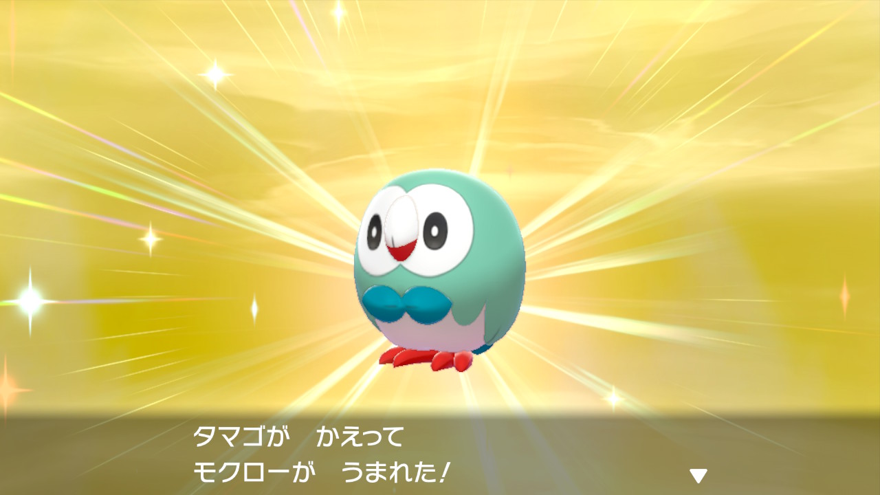 クロエ ポケモン剣盾 色違い配布 色違いモクロー 今回はとても人気があったので 夢色違いモクロー1体を配布したいとお願いします 持ち物はマスターボールです 進化後は画像を参考にしてください フォロー Rtしてくださった方の中から1名