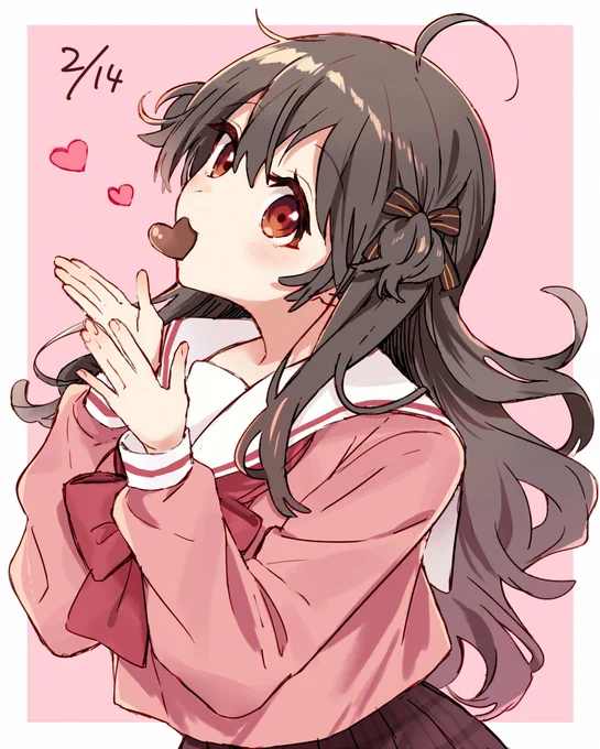 バレンタイン絵です 