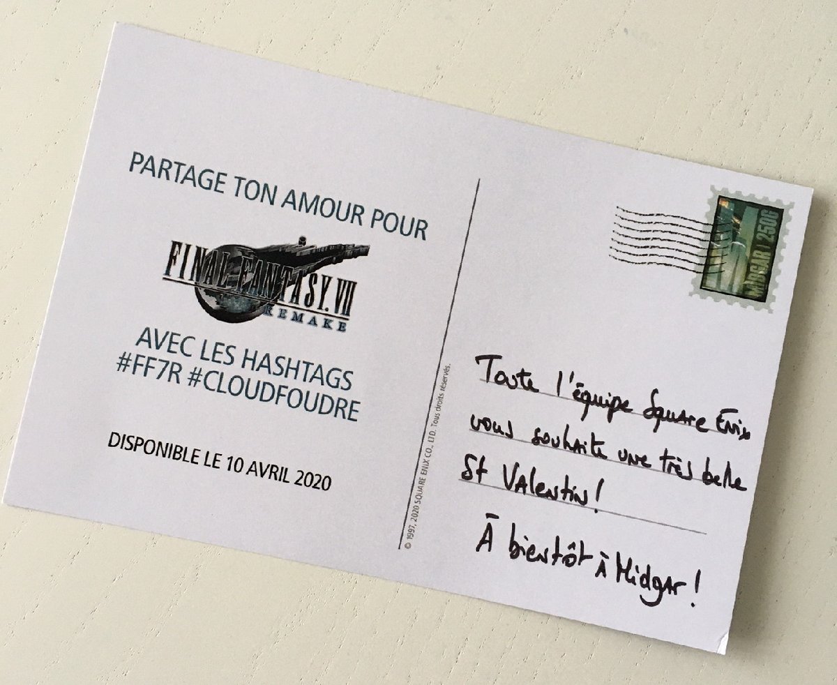 jeuxvideo24's tweet photo. Malin, @SquareEnixFR profite de la Saint-Valentin pour lancer le #CloudFoudre et fêter l'amour avec #FF7R. Ça mérite bien un petit😘 https://t.co/uRzDlrZbtQ