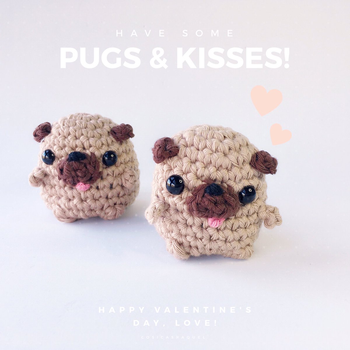 cosicasraquel's tweet photo. Feliz San Valentín ❤️ 🐶🐾
https://t.co/U6jClrpgCx

#pugsandkisses #amigurumi #felizsanvalentín #cosicasraquel #creaciones #crochet #handmade #pug #puglover https://t.co/CG1qFZQ9V8
