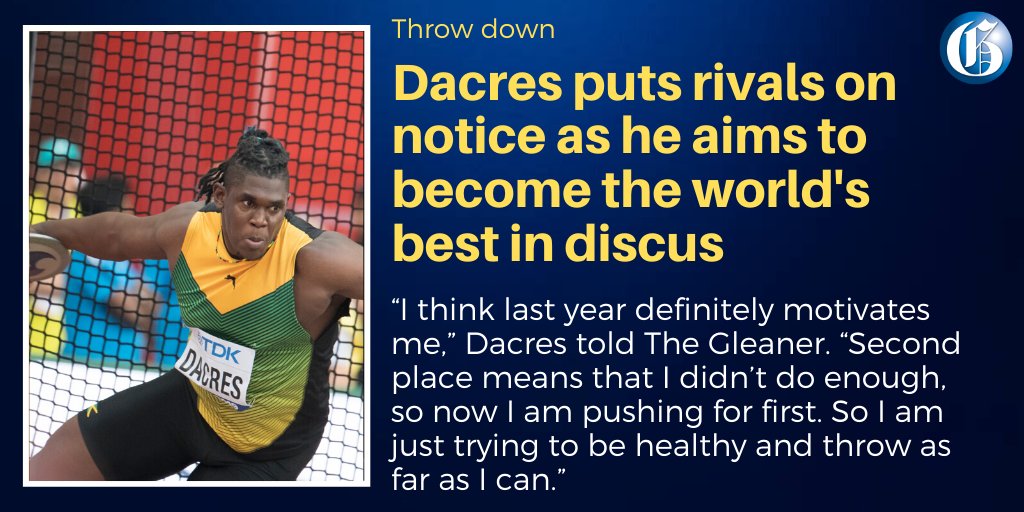 Jamaica Gleaner on Twitter "Fedrick Dacres became the first Jamaican