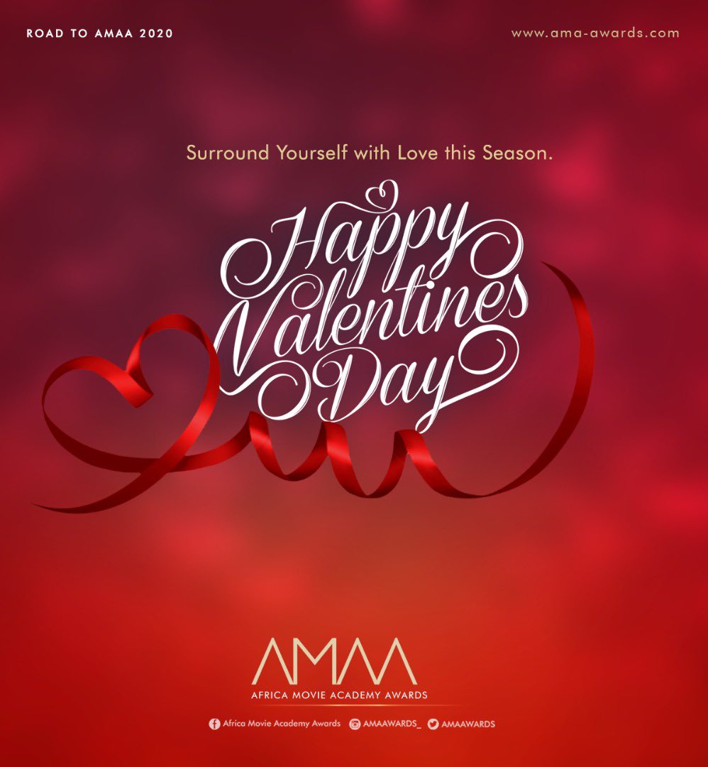 AMAAWARDS's tweet photo. Here’s wishing you everything that makes you happiest, today and always. Happy Valentine’s Day. #valentines #RoadToAMAA #AMAA2020 #HappyValentinesDay https://t.co/fptjPRMDgS