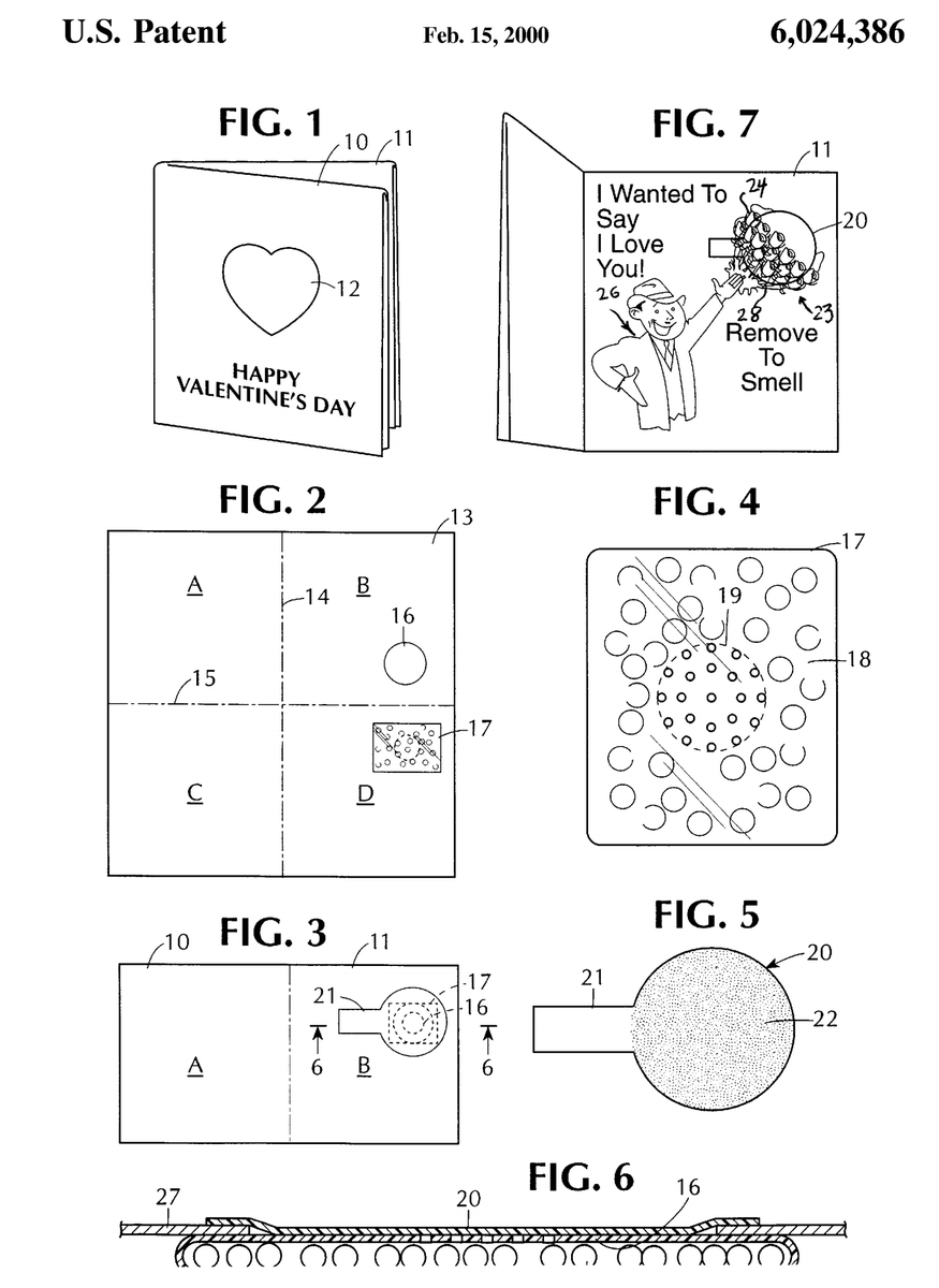 patent's tweet photo. Happy Valentine's Day! ❤️Over the years, there have been many patents with Valentine's Day themes - like an aroma-generating greeting card, a heart-shaped plastic box, a decorative bag, a household decoration, and many more!
#ValentinesDay #patents https://t.co/He5TJyoVbF