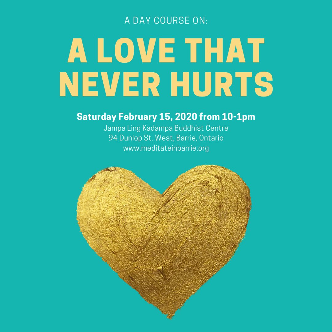 KadampaBarrie's tweet photo. Happy #Valentine's day โค๏ธ! We have a #daycourse on #Love tomorrow. Not what you typically think of as Love. But learning to love without #hurting. During this course, we will learn the real nature of love and understand why misunderstandings, disputes and pain challenges us. https://t.co/b7PpbJjUKu