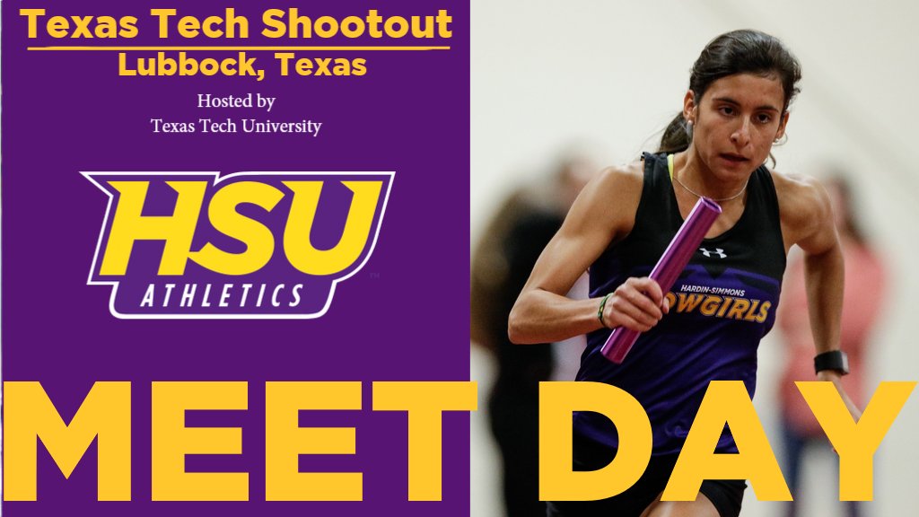 HSUAthletics's tweet photo. MEET DAY IN RAIDERLAND
📍Lubbock, Texas
*Texas Tech University
#ASCtrack #ASCfield https://t.co/BS9YviHDkc