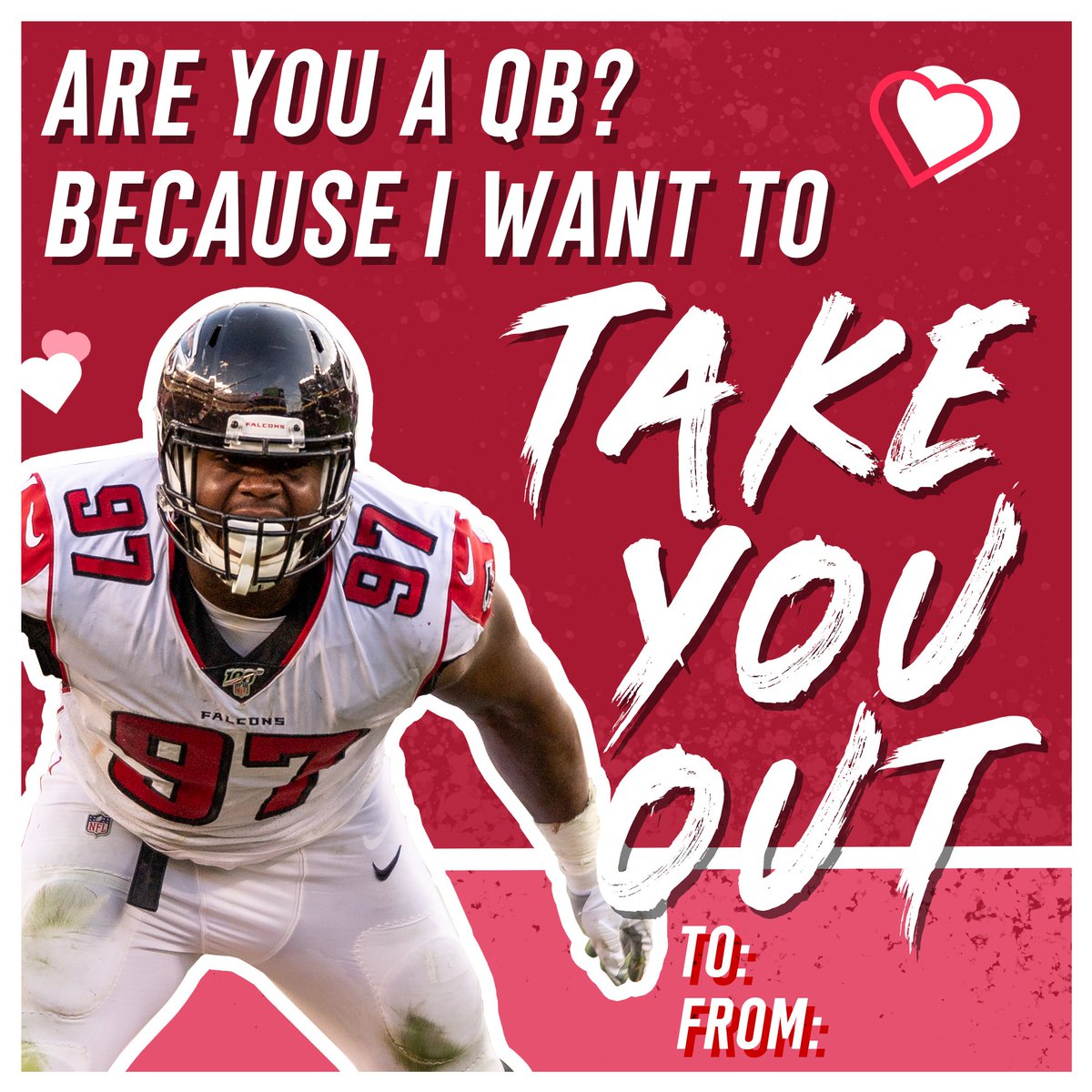 Happy Valentine's Day, Falcons fam!

Who's your Falcon valentine?

Take our quiz here 👉atlfal.co.nz/38rOQMt