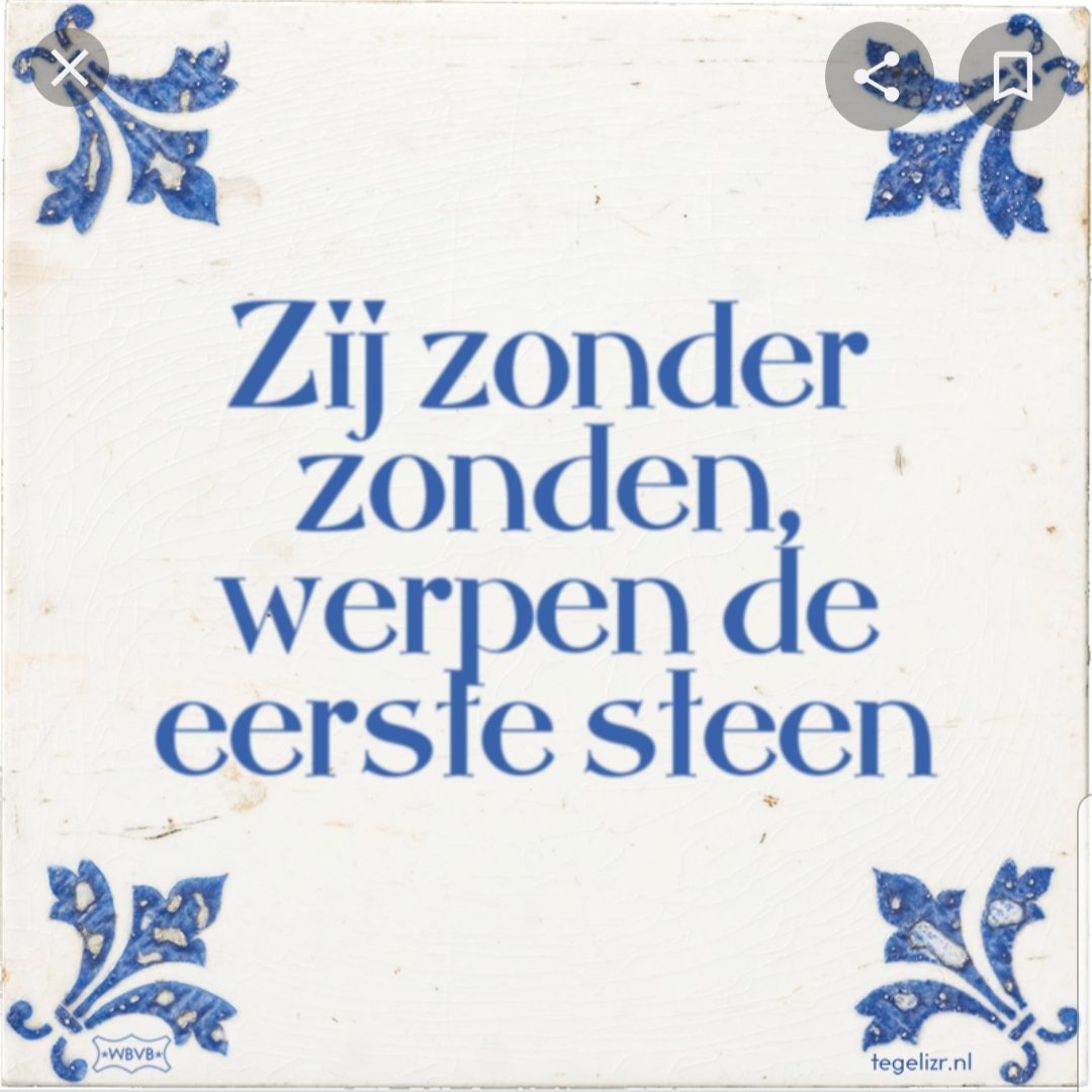 Zij zonder zonden, dat zijn er maar weinig...