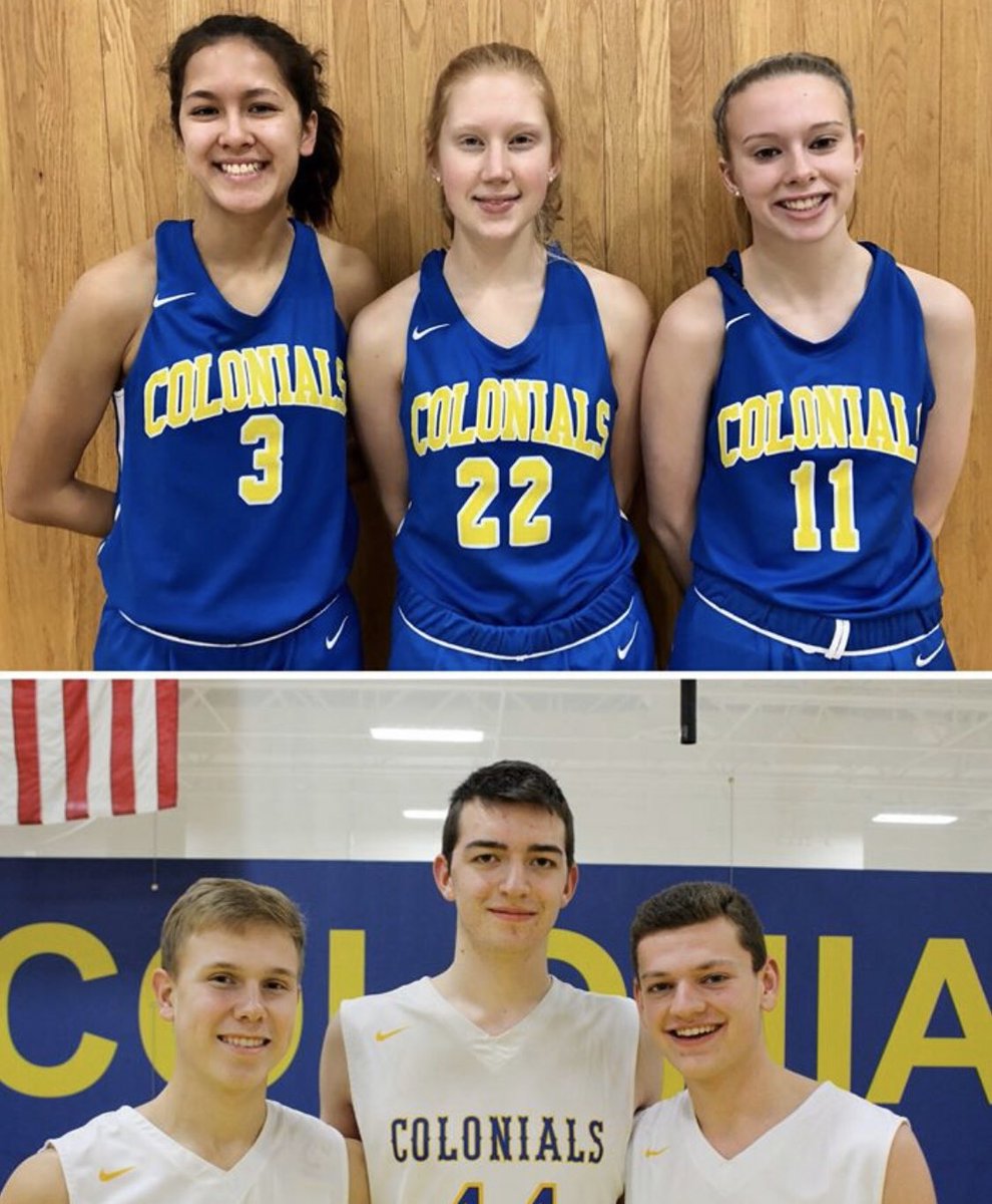 ABProjectGrad's tweet image. Both Girls and Boys Basketball have Senior Nights TONIGHT vs LS in the upper gym! Come cheer on the girls at 5:30 PM. Congrats to seniors Charlotte, Abigail, and Erin!

Then the boys at 7PM. Congrats to seniors Ben, Lukas, and Nick! Go AB! 💙💛