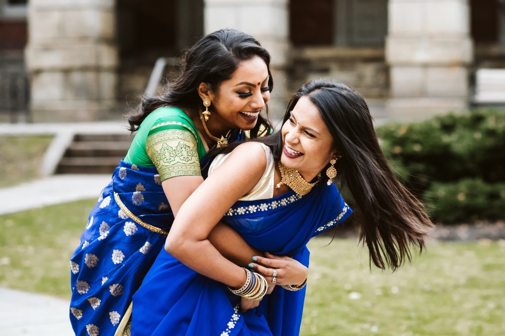 Valentine's Pride: Praanee and Alyy - 'We're Desi, Gender-fluid & In Love' #crownthebrown @crownthebrown_ #lgbtqlove #genderfluid #queerdesi urbanasian.com/crown-the-brow…