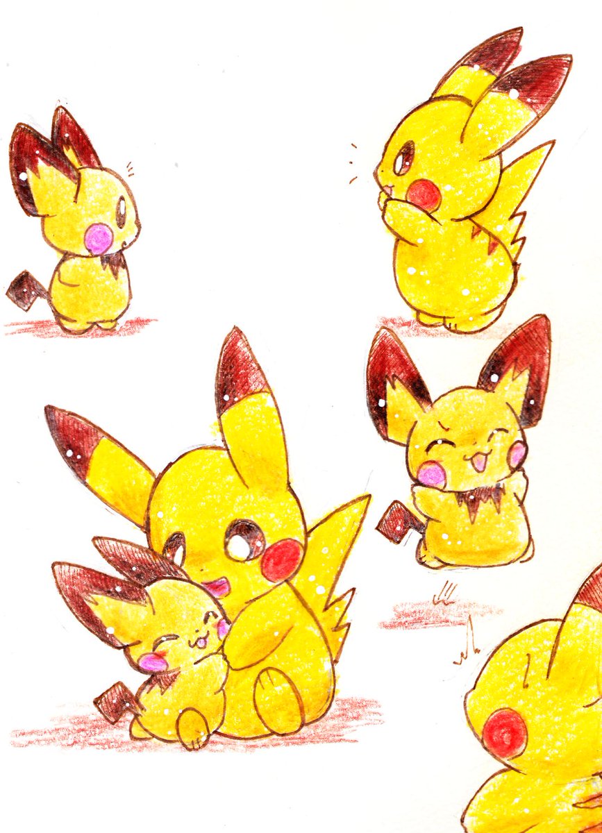 ポケモンキッズ ピカチュウ ピチュー ワンパチを見つけてよっしゃーとガッツポーズ ポケモンnavi