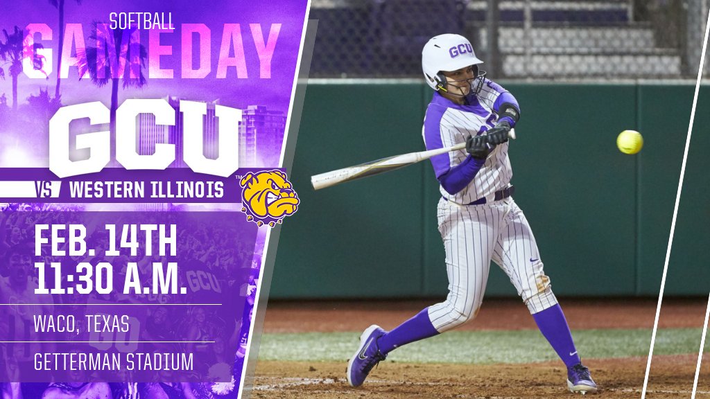 GCU_Softball's tweet photo. It's game day! We open up the Getterman Classic with Western Illinois. 

#LopesUp https://t.co/N5rXV9kMDT