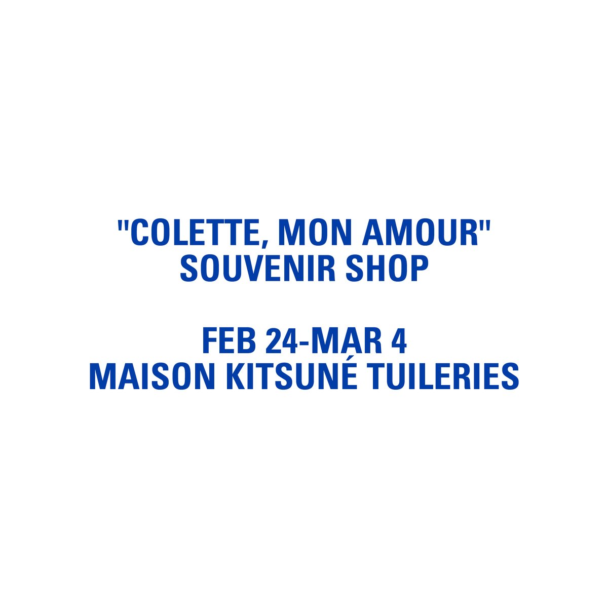 ✨ Paris soon 💙
#colettemonamour #coletteforever