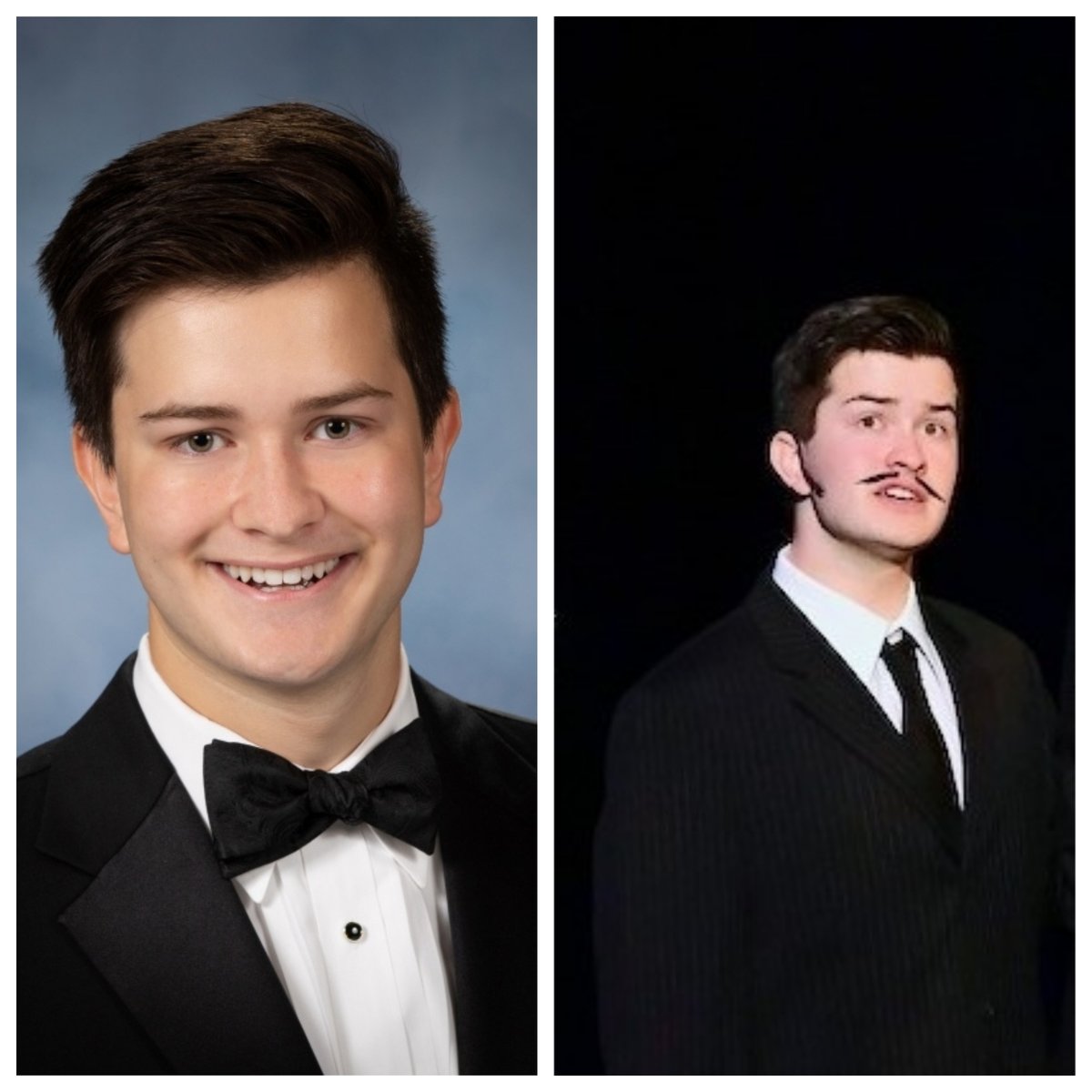 NorfolkAcademy's tweet photo. You still have three days to give love to our Winter Musical, The Addams Family! To whet your appetite, here's Sean Miller '20 (Gomez Addams) - in and out of costume. To learn more about Sean and see show times: https://t.co/yM0lLw1BvL… #NorfolkAcademy #NAfinearts #wintermusical https://t.co/F8FzRGXRxI