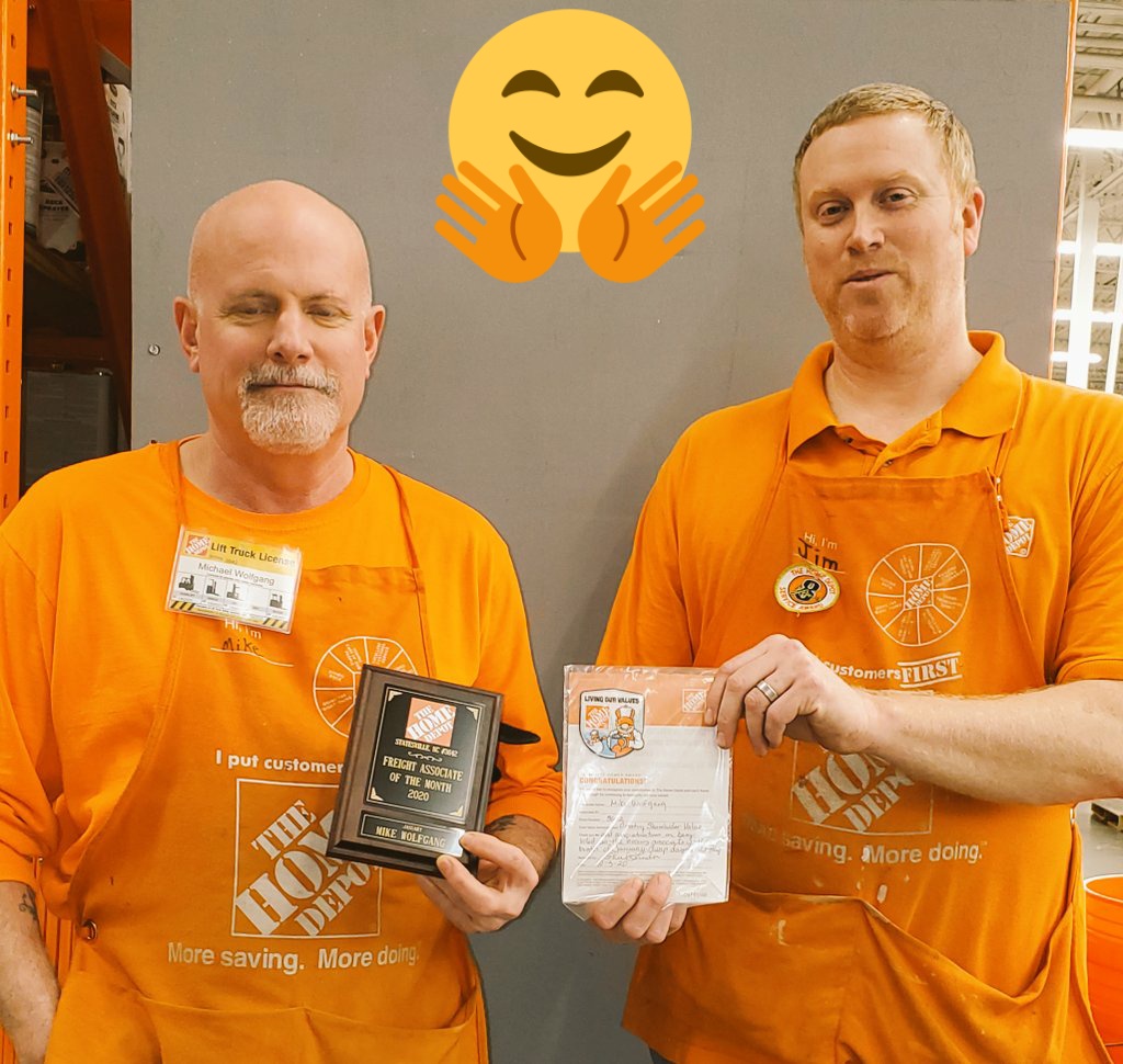 Sheila Linden (@scl13blue) on Twitter photo Celebrating Mike for January Freight associate of the month! Congratulations Mike! <a href="/ErinWatsonHDHR/">Erin Watson</a> <a href="/WebbfWebb/">frank webb</a> <a href="/hd3642/">StatesvilleHD3642</a> <a href="/DerekBTHD/">Derek Berrier</a> Celebrating Mike for January Freight associate of the month! Congratulations Mike! <a href="/ErinWatsonHDHR/">Erin Watson</a> <a href="/WebbfWebb/">frank webb</a> <a href="/hd3642/">StatesvilleHD3642</a> <a href="/DerekBTHD/">Derek Berrier</a>