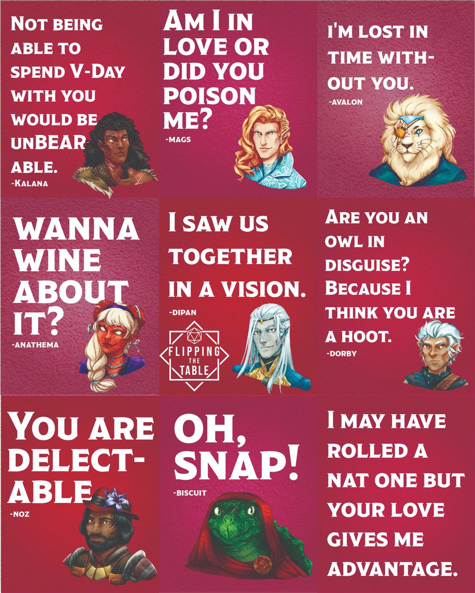 Happy #Valentines from our #FTTfam! And remember: we love you ♥️
#ttrpg