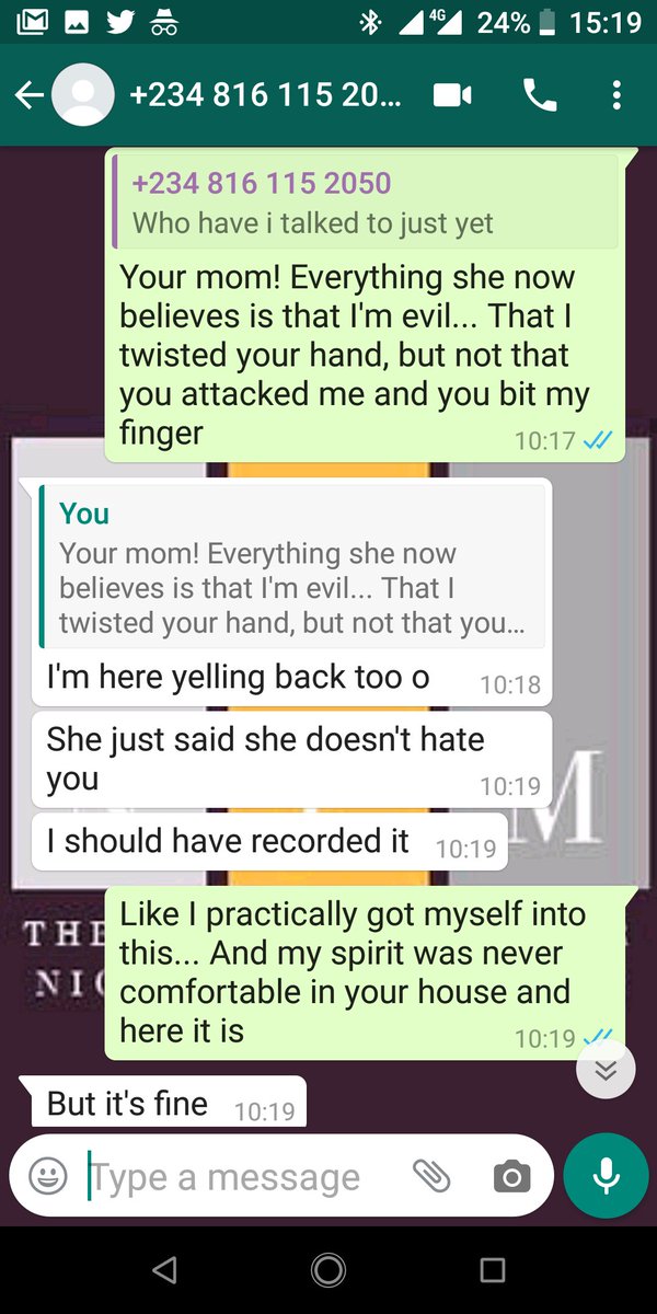 55.After the argument got heated my friend then asked her what she wanted, initially she said she didn& #39;t know, then I was asked and I said, due to the intensity of the fight, I forgot my laptop because I had to run for safety, hence I need the laptop! She would not have it!