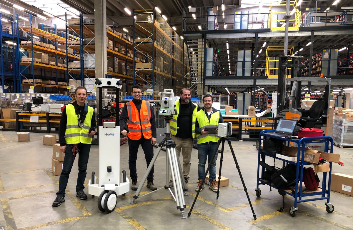 Moins de deux journées de travail auront été nécessaires pour relever ce hangar de la <a href="/RATPgroup/">RATP Group</a>  de 10 000m², en partenariat avec <a href="/ENGIEsolutions/">ENGIE Solutions</a> 
Le nuage de points capturé sera le support de la création d'une maquette BIM "as-built" 
#scanningfast #scantobim #VR