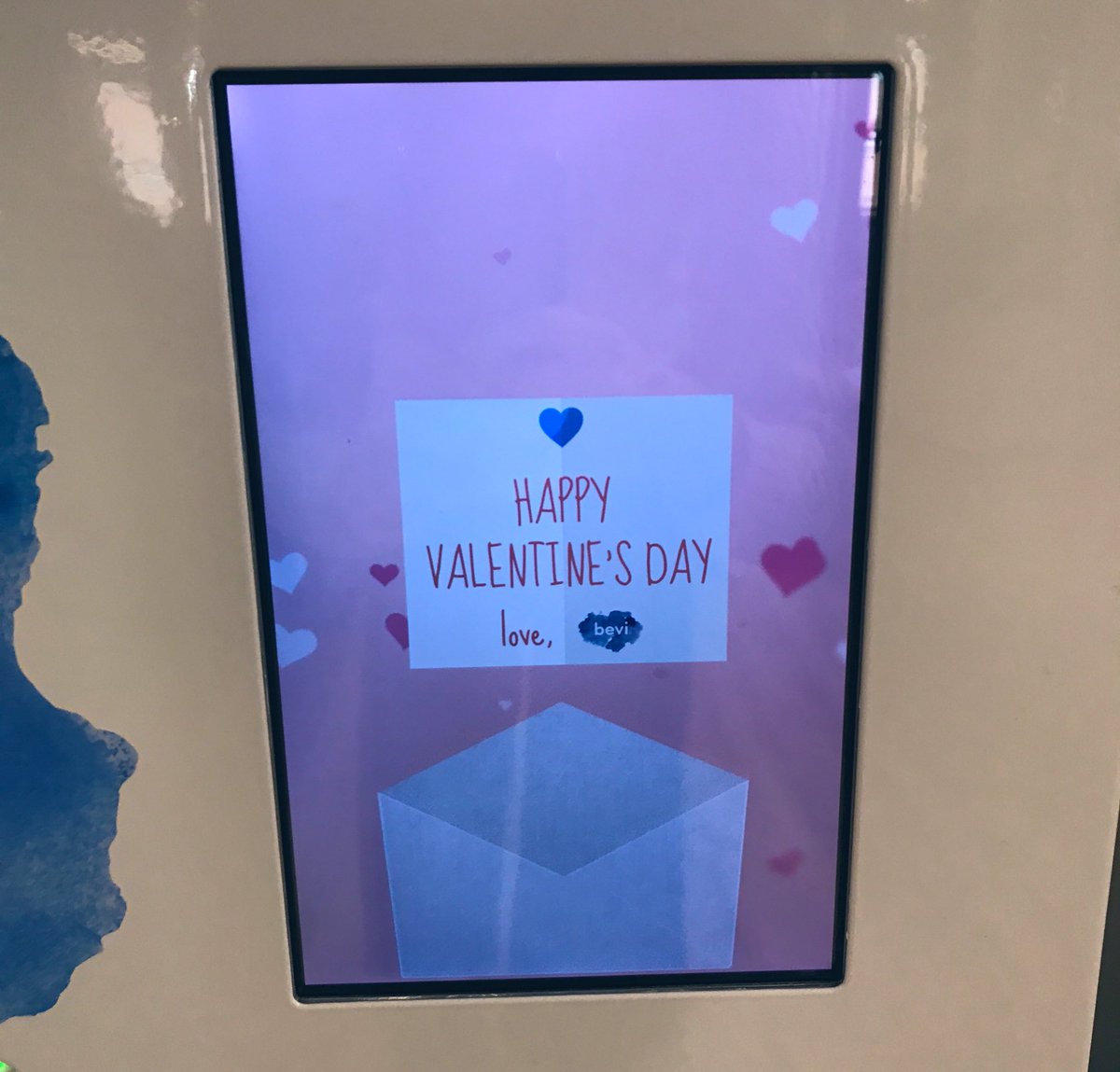 the first person to wish me a happy Valentine’s Day was the seltzer machine at work