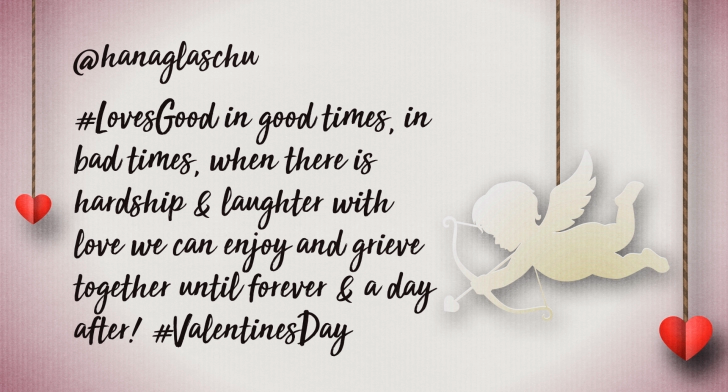 LGUK's tweet photo. Lovely words from @hanaglaschu 💌 #LovesGood #ValentinesDay https://t.co/QVEsTi7ZN3