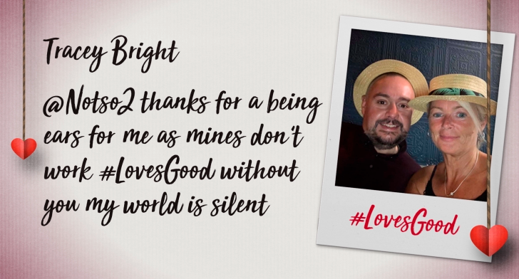 LGUK's tweet photo. .@NotSo2 and @sweetcheek inspiring us with this beautiful message #LovesGood https://t.co/KH38fbT7e0
