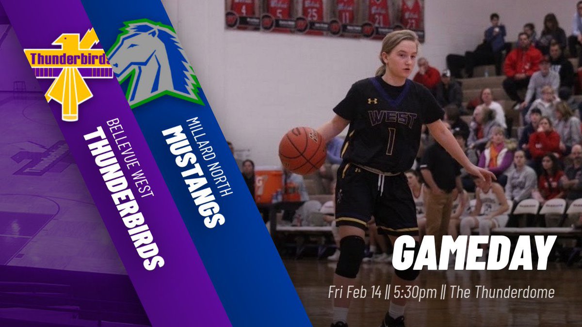 LadyTBirdBBall's tweet photo. 🍇GAMEDAY🍇

PSA: BIG GAME ALERT! Theme is RED OUT 🔴‼️ Also, the first 200 students to the game get FREE hot chocolate! Bring your Valentine!

🆚 Millard North Mustangs
📆 Feb 14, 2020
⏰ 5:30pm
📍 Bellevue, Nebraska
🏟 The Thunderdome

#GoTBirds #TBirdTough #nebpreps https://t.co/M4lyKadGP4