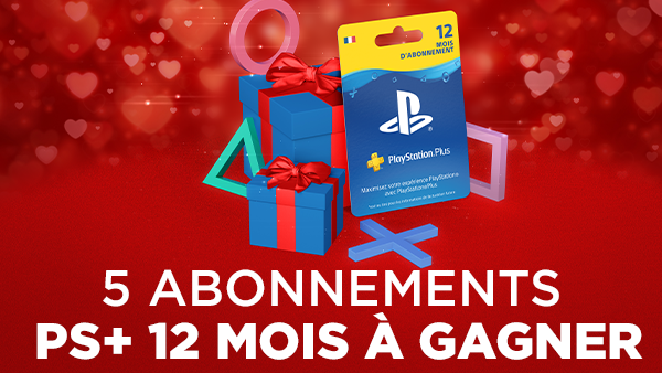 Micromania_Fr's tweet image. Pour fêter la Saint-Valentin, on vous propose de gagner 5 abonnements PlayStation Plus 12 mois ! 

Pour tenter votre chance, RT &amp;amp; follow @Micromania_Fr, on tire au sort mardi ;-)