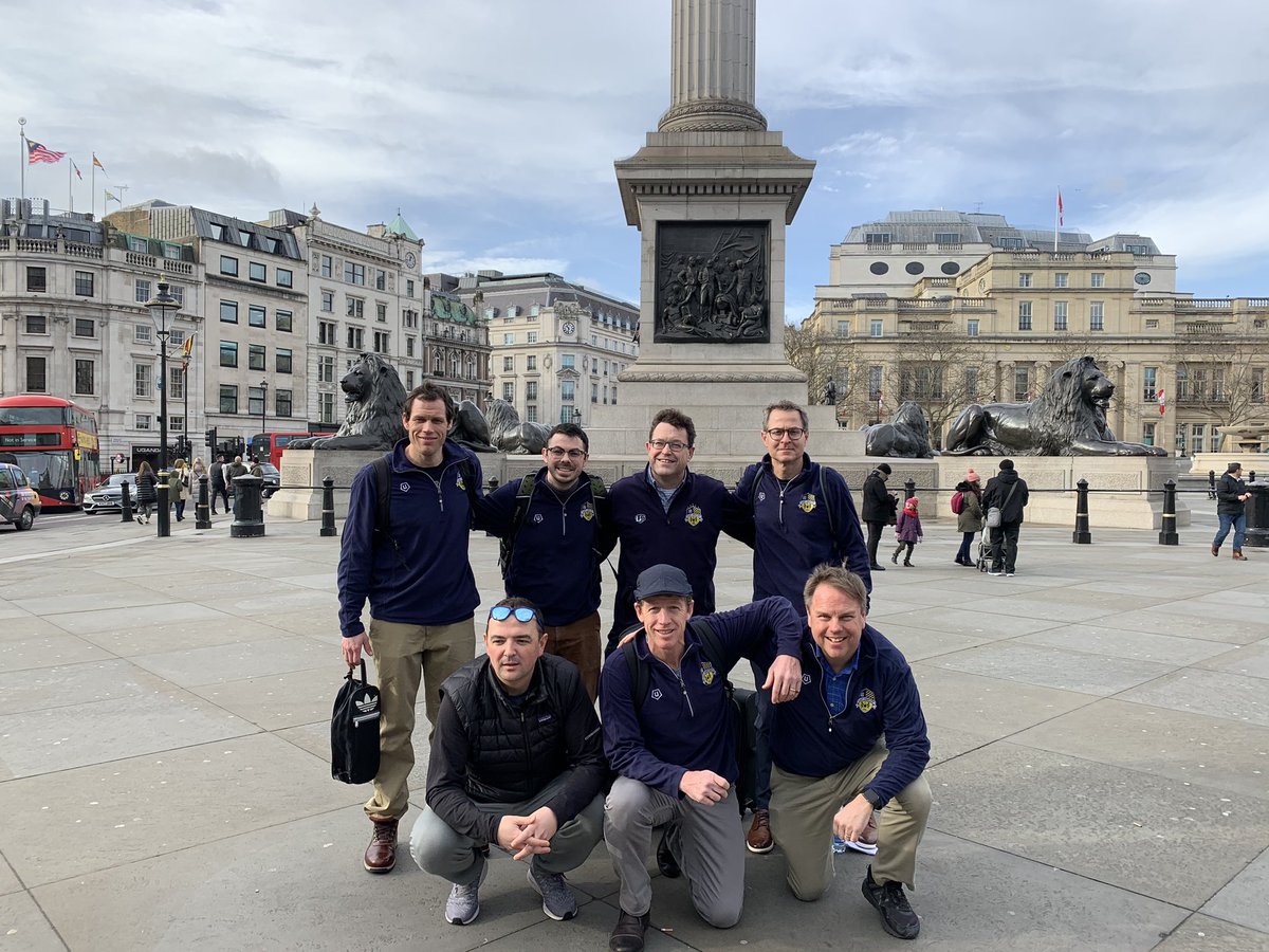 SIHSSoccer's tweet photo. The St. Ignatius coaching staff has arrived at Trafalgar Square in London, England for 4 days of coaching development and partnership building. https://t.co/xRV4Vr1Edb