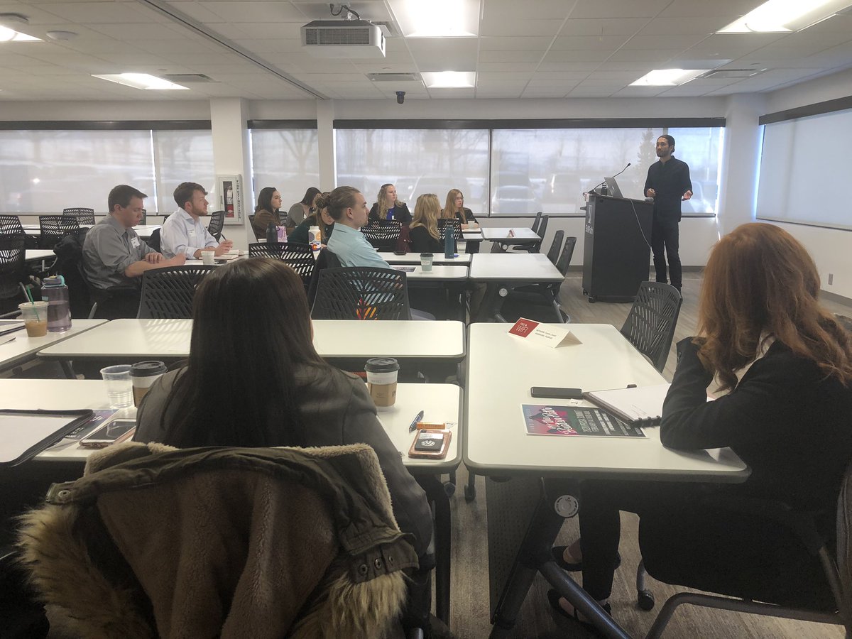PR_NickeyBuzek's tweet photo. We’re kicking off the #PRSSASummit with Tyler Enders from @madeinkc_ ! https://t.co/MGPQg9fS8N
