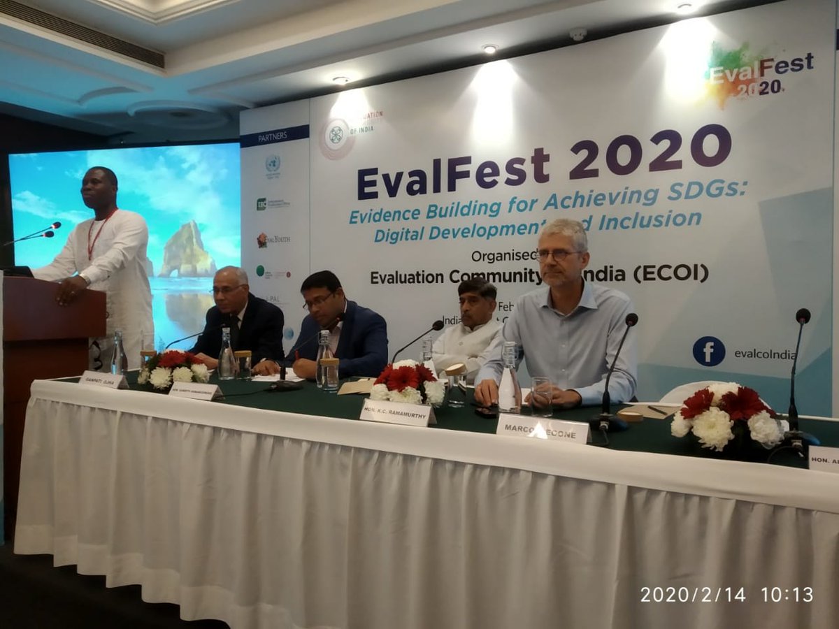unfpa_eval's tweet photo. "To ensure sustainability & credibility of evaluation function, Parliaments should institutionalize it by establishing non partisan Evaluation Committee within the Parliament & providing resources to independent evaluation commissions" — @msegone at #EvalFest
cc: @ECOI_India https://t.co/1dJrYlmz2G