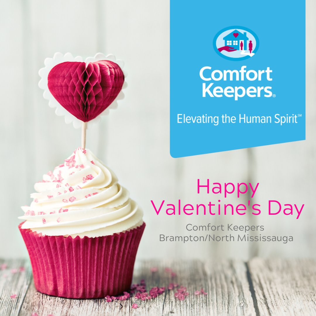 Wishing everyone a happy Valentine’s Day from all of us at Comfort Keepers.

#Love #Care #MississaugaNorth #Mississauga #MississaugaSeniorCare #ElevatingTheHumanSpirit #ComfortKeepers #SeniorCare