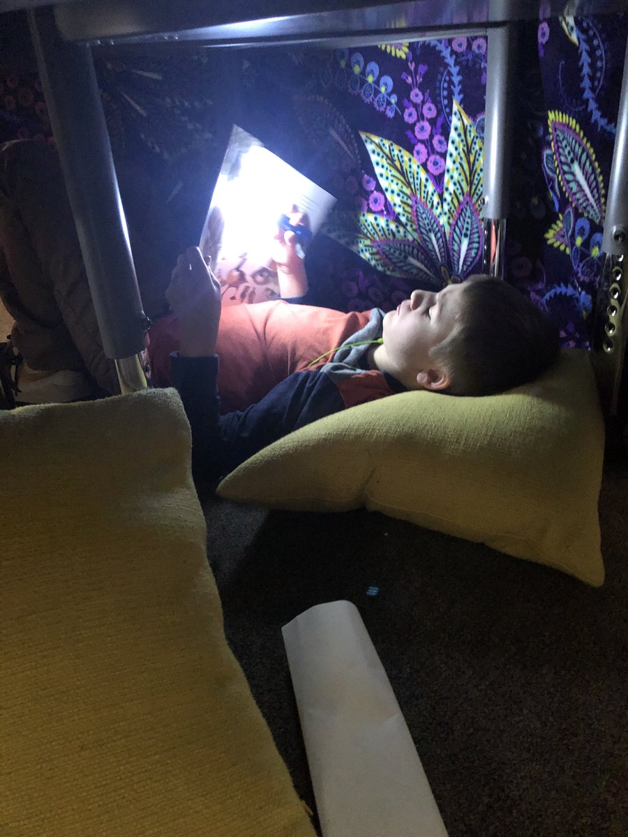 napper2hamel's tweet photo. Flash-light fort Friday#SESational https://t.co/nfo05P9Fx3