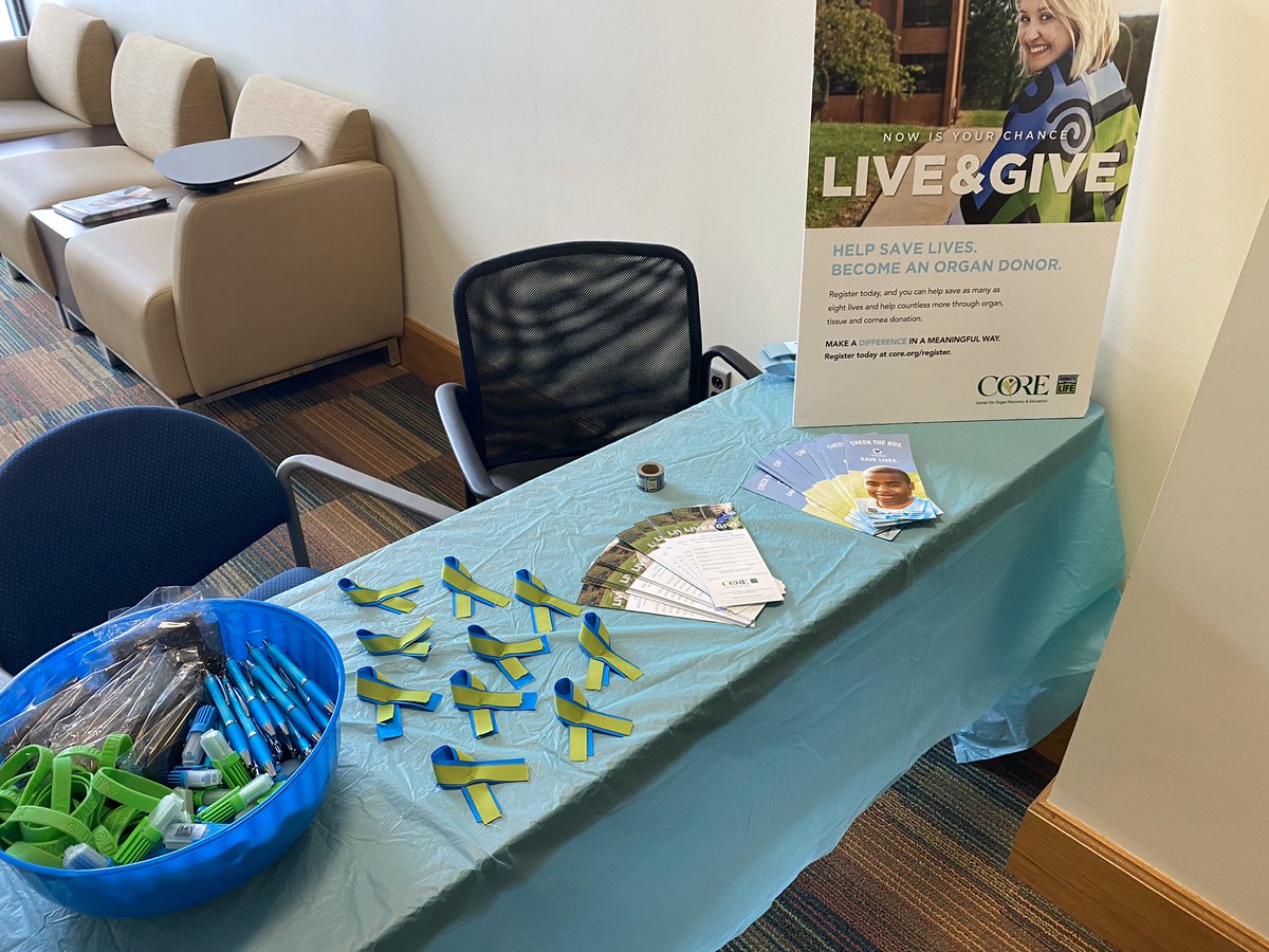 SnapUpj's tweet image. Stop by the nursing suite today to learn about our #corecollegechallenge and sign up to become an organ donor!