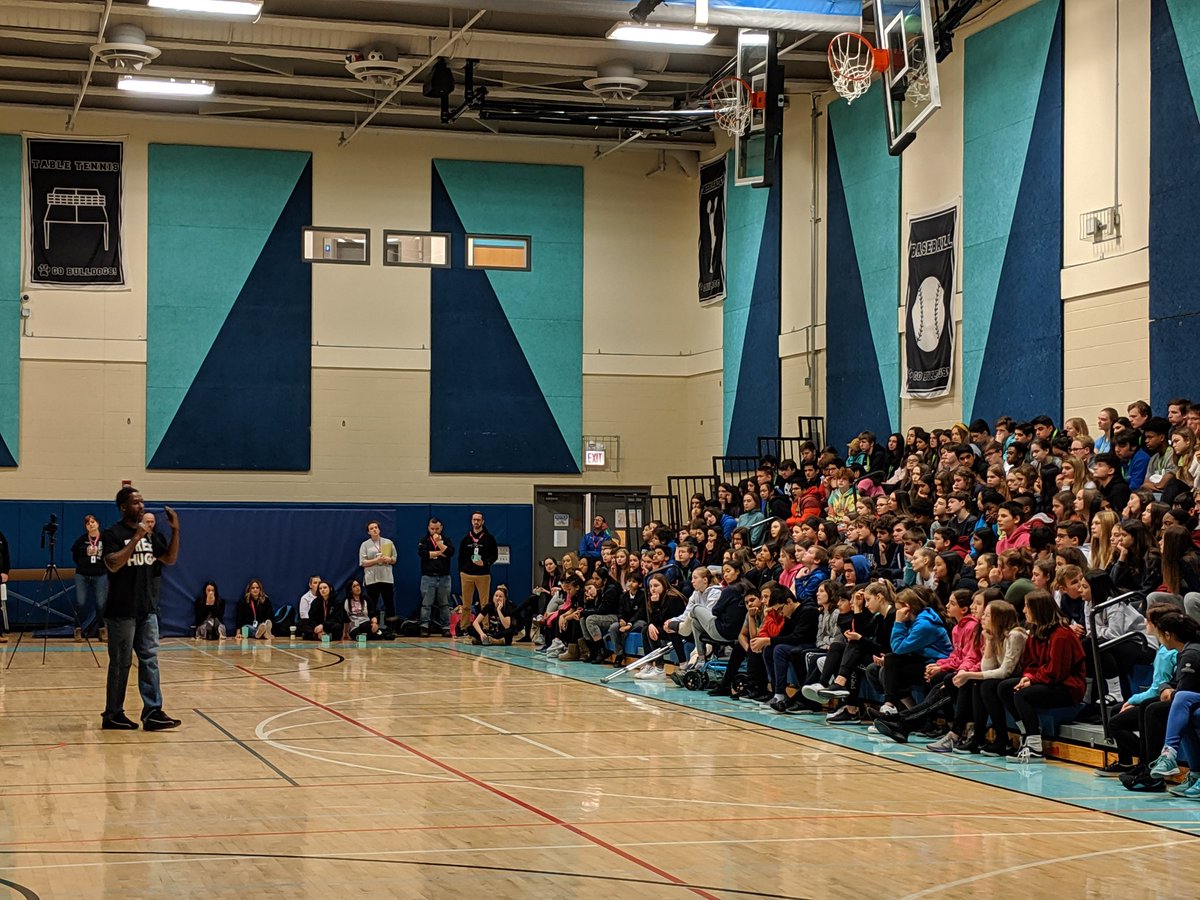 BISCSL Middle School (@midschoolbisc) on Twitter photo Middle and High School coming together to hear about the <a href="/FreeHugsProject/">Free Hugs Project</a> from our inspirational speaker Ken E. Nwadike Jr. Middle and High School coming together to hear about the <a href="/FreeHugsProject/">Free Hugs Project</a> from our inspirational speaker Ken E. Nwadike Jr.