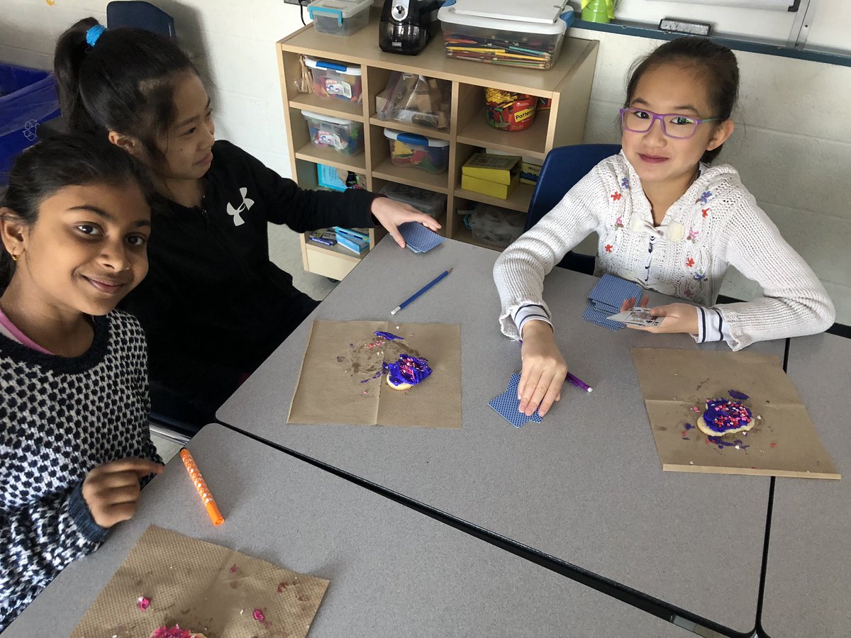 sally_farro's tweet image. Playing Fraction War to review our understanding of how to compare fractions @AllanAMartinPS #engagemath