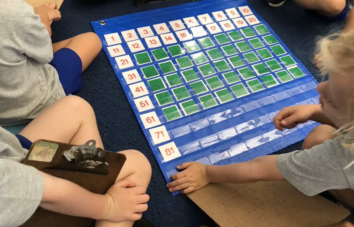 MartinThomasEdD's tweet photo. Good discussions this morning in Kindergarten as they use their number chart to inquire about place values and patterns. @cayintschool #cislearns https://t.co/xf6bcVEx8q