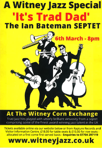 An evening of Jazz at the Corn Exchange in #witney. Tickets are on sale at the Visitor Information Centre,  Witney <a href="/moreWitney/">WitneyVIC</a> witneyjazz.co.uk