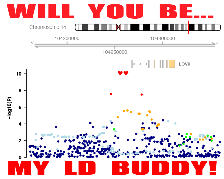 Valentine's Day associations...