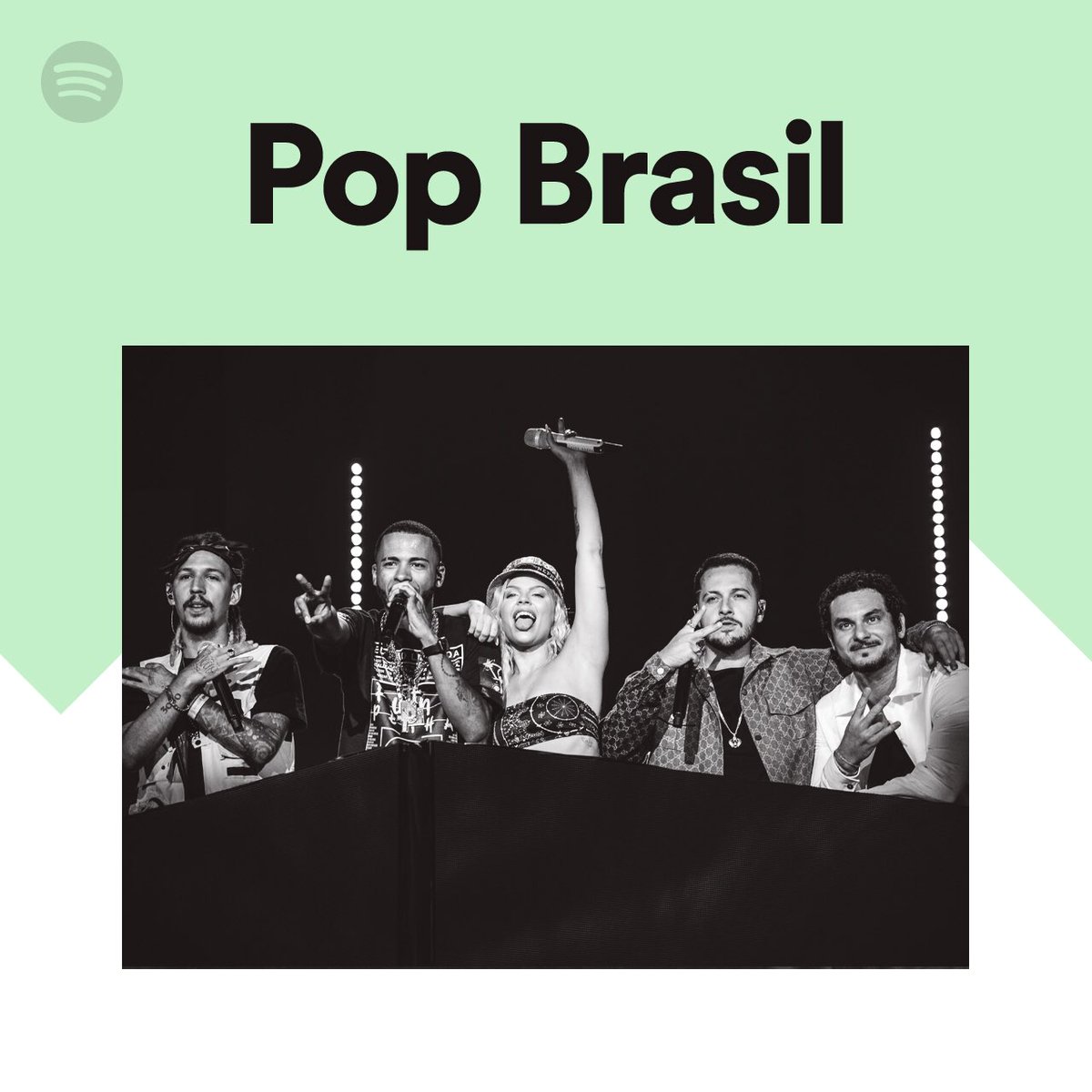 luisasonza's tweet image. estamos na capa da playlist POP BRASIL com #JogaPraMim 💚 @SpotifyBR @rennan_penha @3030oficial