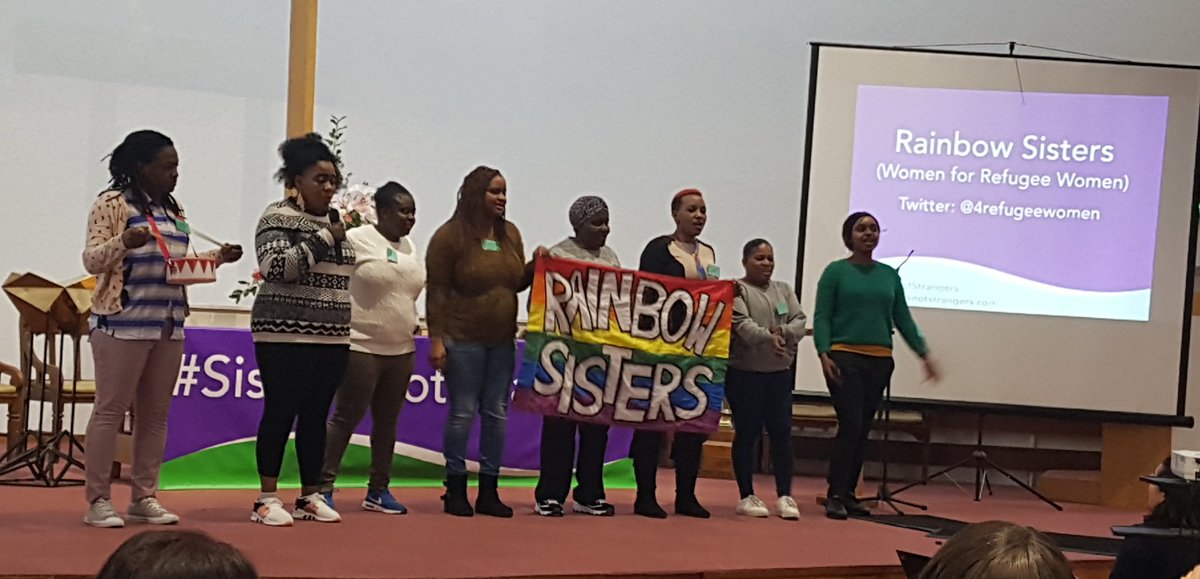 #SistersNotStrangers Rainbow Sisters unite lesbian bisexual women from all over the world @4refugeewomen