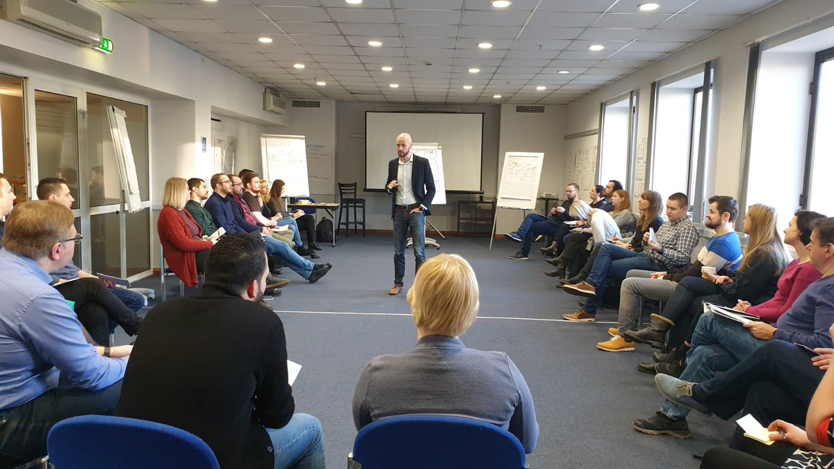 ElvaBaltic's tweet photo. Pagājušā nedēļā piedalījāmies Scrum master apmācībās, ko vadīja Scrum metodoloģijas treneris Angel Diaz-Maroto.
Mācību mērķis bija apgūt pasaules pieredzi Scrum metodoloģijas pielietošanā, kā arī pārņemt to un efektīvi izmantot ELVA Dynamics ieviešanas un apkalpošanas projektos. https://t.co/FFkD50FHmj